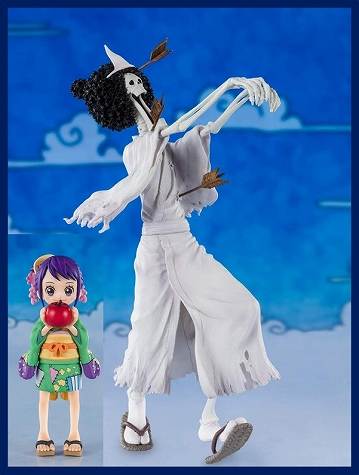 △BANDAI SPIRITS フィギュアーツZERO ONE PIECE ブルック(ホネ吉)ボーナスパーツお玉付属