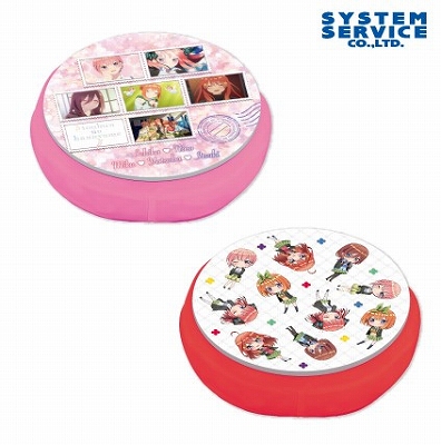 【ピンク 写真風】五等分の花嫁∬　膝上クッション付きテーブル
