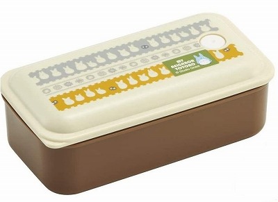 Q-06【小トトロいっぱい】530㎖　トトロ　抗菌パッキン一体型ふわっと弁当箱