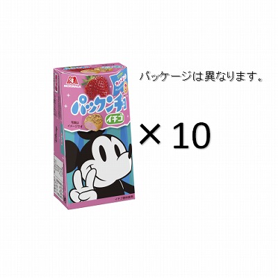 【10箱】パックンチョ＜イチゴ＞　※賞味期限2023/04