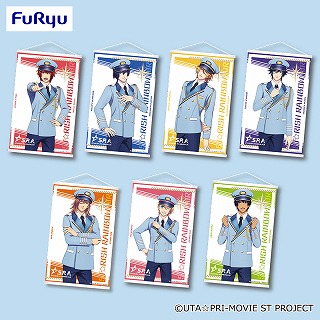 【55チャンス!】W-04【赤】劇場版 うたの☆プリンスさまっ♪ マジLOVEスターリッシュツアーズ ミニタペストリー　【2/15入荷】