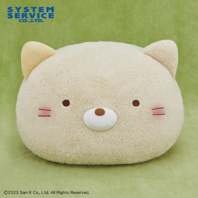 C-06 すみっコぐらし ほんのりほっぺドーム型クッションXL プレミアム ねこ【3/17入荷】