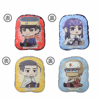 【赤色＆青色】TVアニメ「ゴールデンカムイ」 のほほんと♪ [PM]もっちりクッションVol.1【3/17入荷】