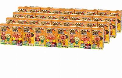 明治それいけ! アンパンマンのみかんミックス ビタミンC 125ml [紙パック 飲料 常温保存]×36本