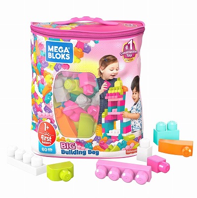 メガブロック(MEGA BLOKS) 1才からのメガブロック たっぷり80個ブロックパック ピンク