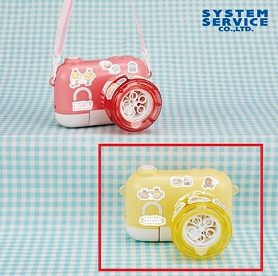 【イエロー】すみっコぐらし みにっコとあそぼ カメラ型シャボン玉メーカー【5/24入荷】