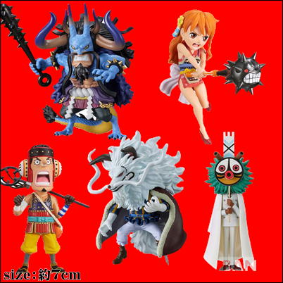 ＜5種セット＞ワンピース WCF-ワノ国鬼ヶ島編8-～カイドウ/ナミ＆ゼウス/ウソップ/イヌアラシ/CP0～