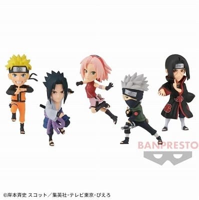 [Comp Set] Naruto Shippuden World Collectable Figure