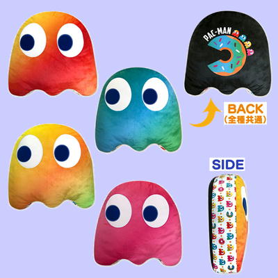 パックマンGALAXY DONUTSゴーストBIGクッション　※色指定不可