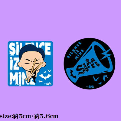  [blue] SIM can badge (set of 2)