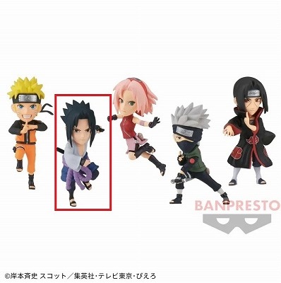 【B うちはサスケ】NARUTO-ナルト- 疾風伝 ワールドコレクタブルフィギュア