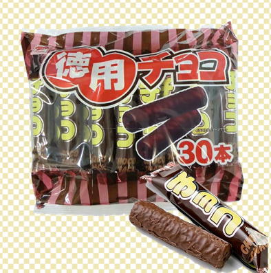 徳用チョコ 30本チョコ棒【賞味期限：2024/04/18】　