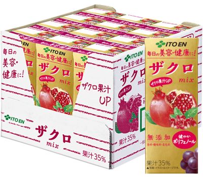 ＜1BOX(12本入)＞ザクロミックス　200ml 