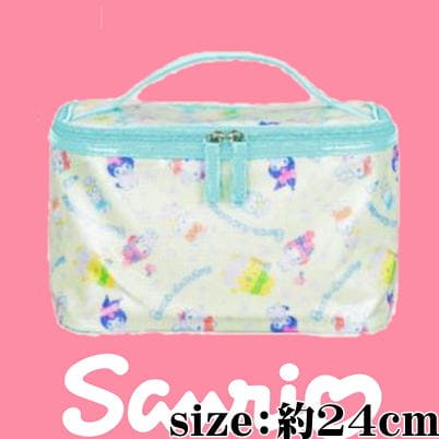 ★50％off★【BLACK FRIDAY】[Blue] Sanrio Characters Shabon de Bathtime Vanity Bag
