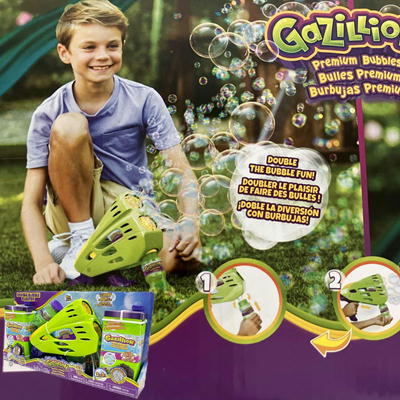 Gazillion Bubble Blaster Electric Bubble Making Machine *Box damaged