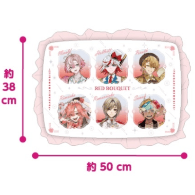 [RED BOUQUET] Fragaria Memories Frill Cushion