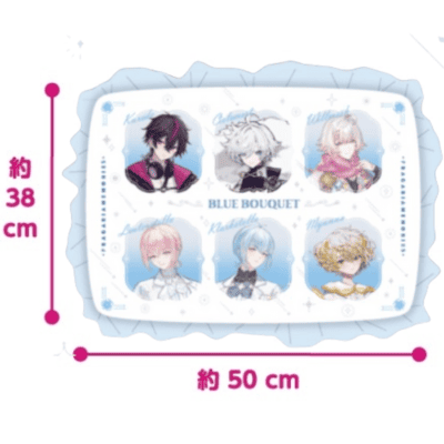 [BLUE BOUQUET] Fragaria Memories Frill Cushion