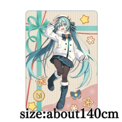 [White ] Hatsune Miku Series Platinum Zakka Blanket "Hatsune Miku" Christmas 2024