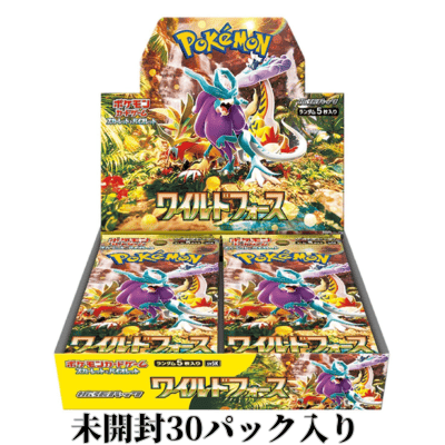 ＜1BOX (unopened)＞Pokemon Card Game Scarlet & Violet "Wild Force"