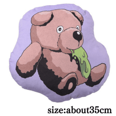 ★Up to50%off★【BLACK FRIDAY】[Gerokkuma] Prank GP [PtZ] Die-cut cushion “Gerokkuma & Higashino face dog”