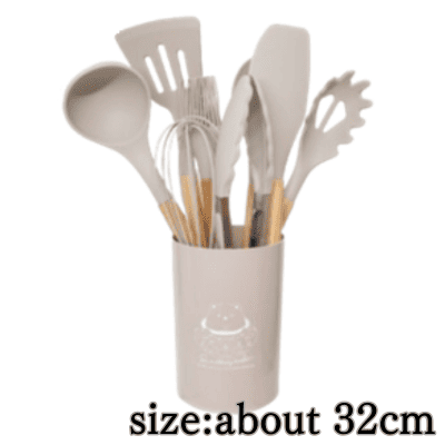 [Gray] Sumikko Gurashi Home Bear Cafe Kitchen Tools Set of 8 with Case
