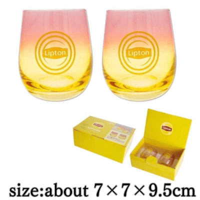 Lipton Aurora Glass 2-piece set (yellow)
