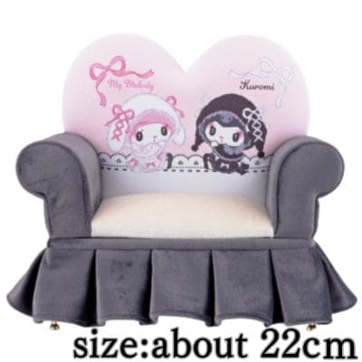 [Black] My Melody♡Kuromi Moonlit Night MeloKuro Sofa-shaped Jewelry Box