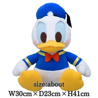 Donald Duck Red Cheeks LL Plush Toy