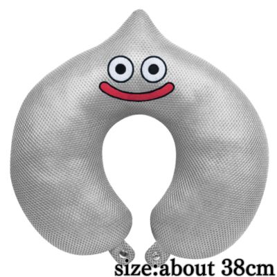 [Metal Slime] Dragon Quest AM Mesh Type Neck Pillow Slime & Metal Slime