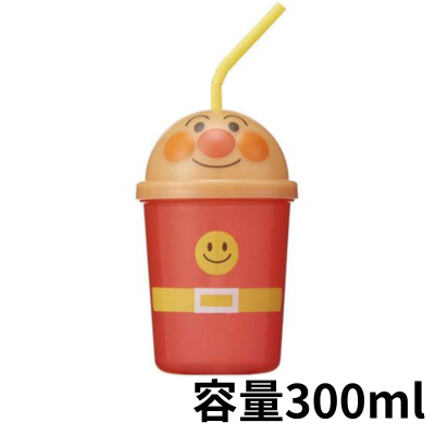 Anpanman Die-cut Straw Cup 300ml