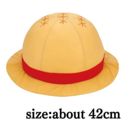 ★Time-saving booth★One Piece Large Luffy Hat Plush Toy