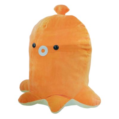 [Orange] Ultra BIG dome-shaped cushion octopus wiener