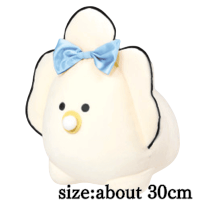 [Purple] A cute cat with round eyes, dressed up like a doll, large