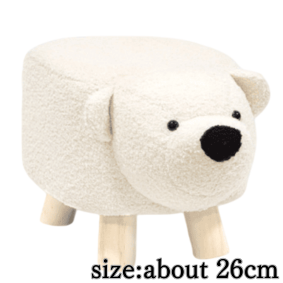 [Polar bear] Animal stool 4