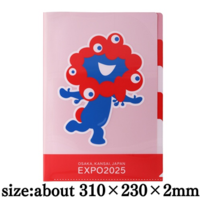 [Red] EXPO2025 Myakumyaku 5P Clear File A