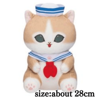 [Blue] mofusand Sailor Nyan Big Plush Toy