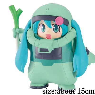 Gundam 45th Anniversary x Hatsune Miku Figure Zaku Gurumi [Hatsune Miku Ver.]