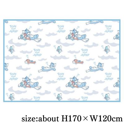 [Blue] Tom and Jerry Fluffy Blanket