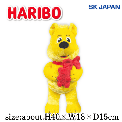 HARIBO Gold Bear & Gummy Big Plush Toy