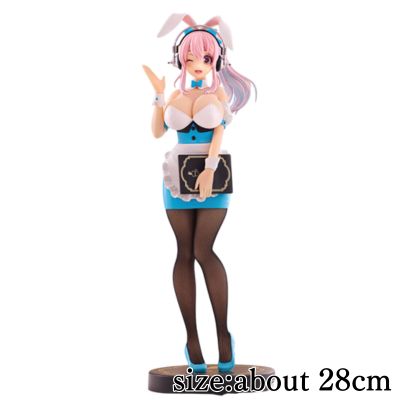 Super Sonico BiCute Bunnies Figure -Waitress Light Blue ver.-