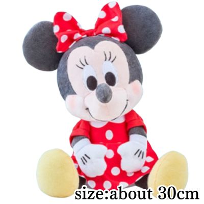 [Minnie] Mickey & Friends Kotette Pettan Big Plush Toys - Mickey Mouse, Minnie Mouse, and Pluto