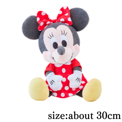 [Minnie] Mickey & Friends Kotette Pettan Big Plush Toys - Mickey Mouse, Minnie Mouse, and Pluto
