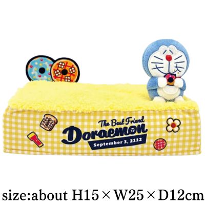 [Yellow] Doraemon Sweets Motif Diorama Tissue Case