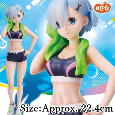  [Rem] Re:ZERO − Starting Life in Another World 1/7 Scale Figure Rem Sportswear *Box damaged