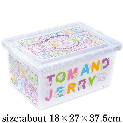 [Pink] Tom and Jerry Clear Container Box Ver.2