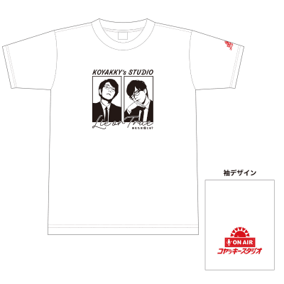 [White: XL size] Koyacky Studio T-shirt