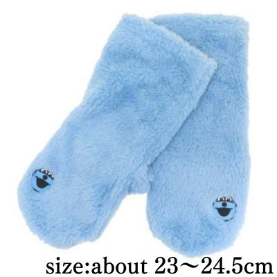 [Blue: Sunsun Up] Puppet Sunsun Non-Slip Boa Loom Socks