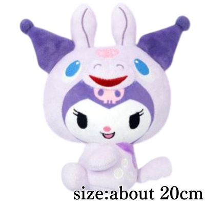 [Kuromi] Rody x Sanrio Characters Plush Toy Kuromi & My Melody