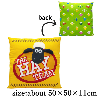 [Orange]Shaun the Sheep Square Cushion