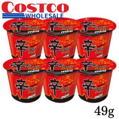 Nongshim Shin Ramyun Mini Cup (1 box, 6 servings) [Best before date: 2026/04/19]